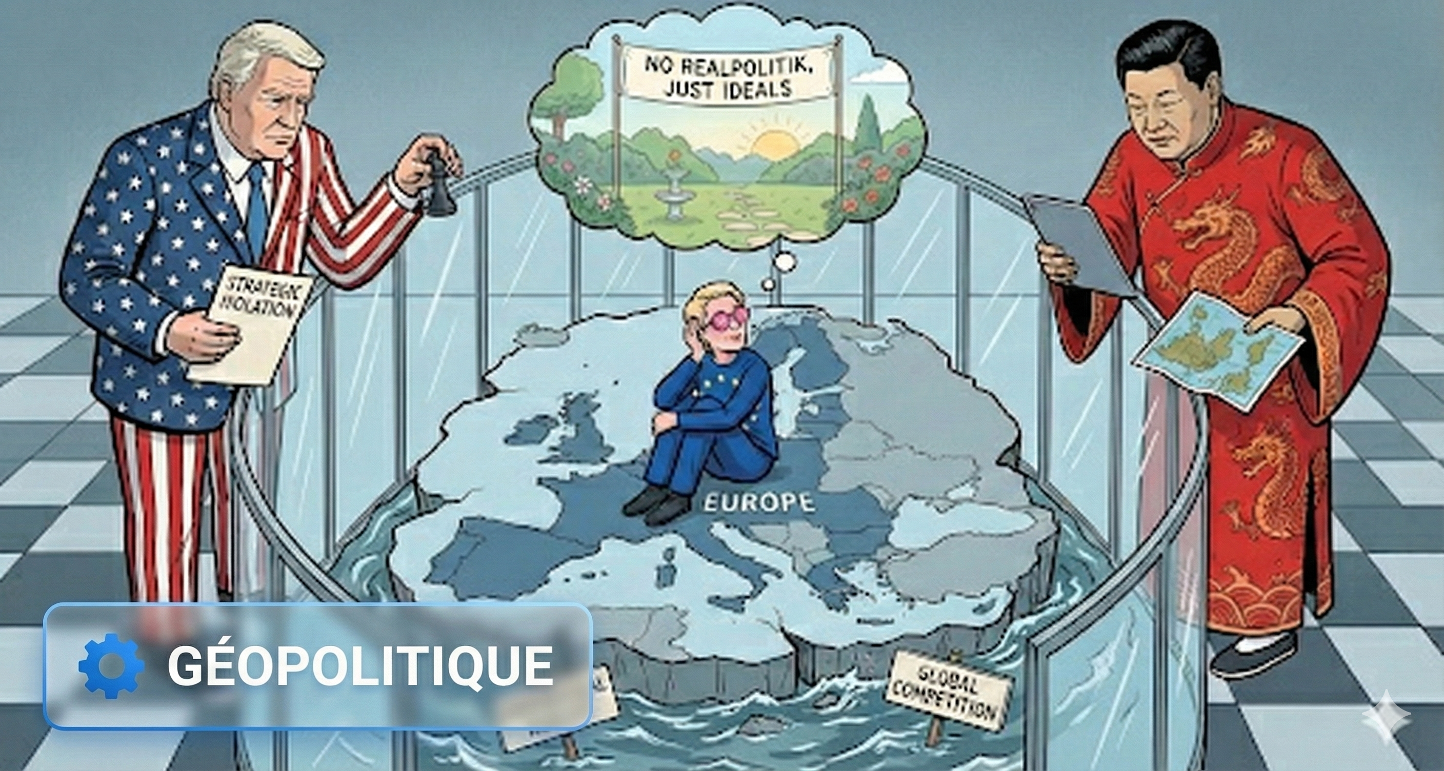 Europe Chine USA Realpolitik ideal ideas